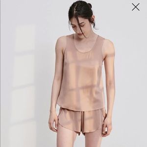 Lunya silk sleep set size Small